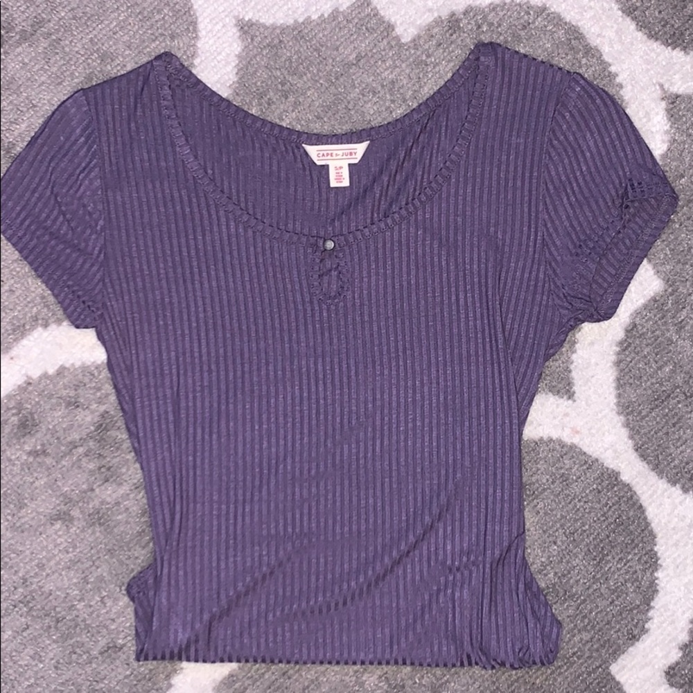 Aeropostale body suit in dark purple.